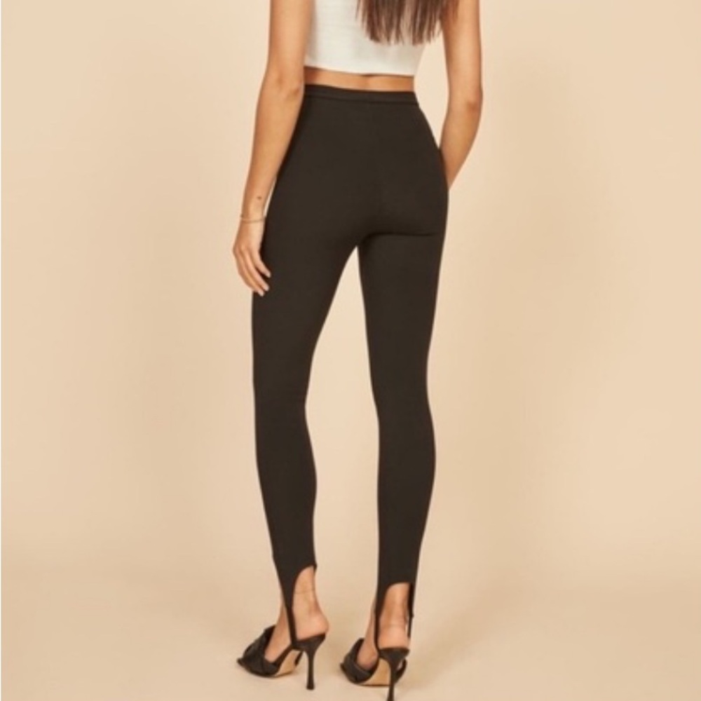 Reformation Black Women's Stirrup Leggings Size S